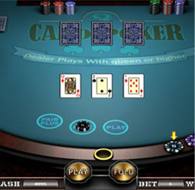 Three Card Poker Game